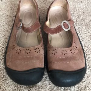 Keen brown Mary Janes